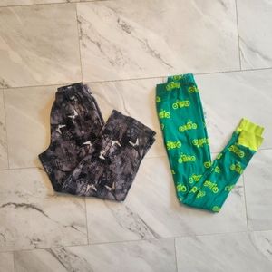 Pajama Motorcycle and Rockstar Pants Boys Size 10/12